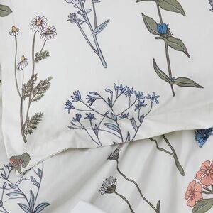 Floral Patterned single pillow case